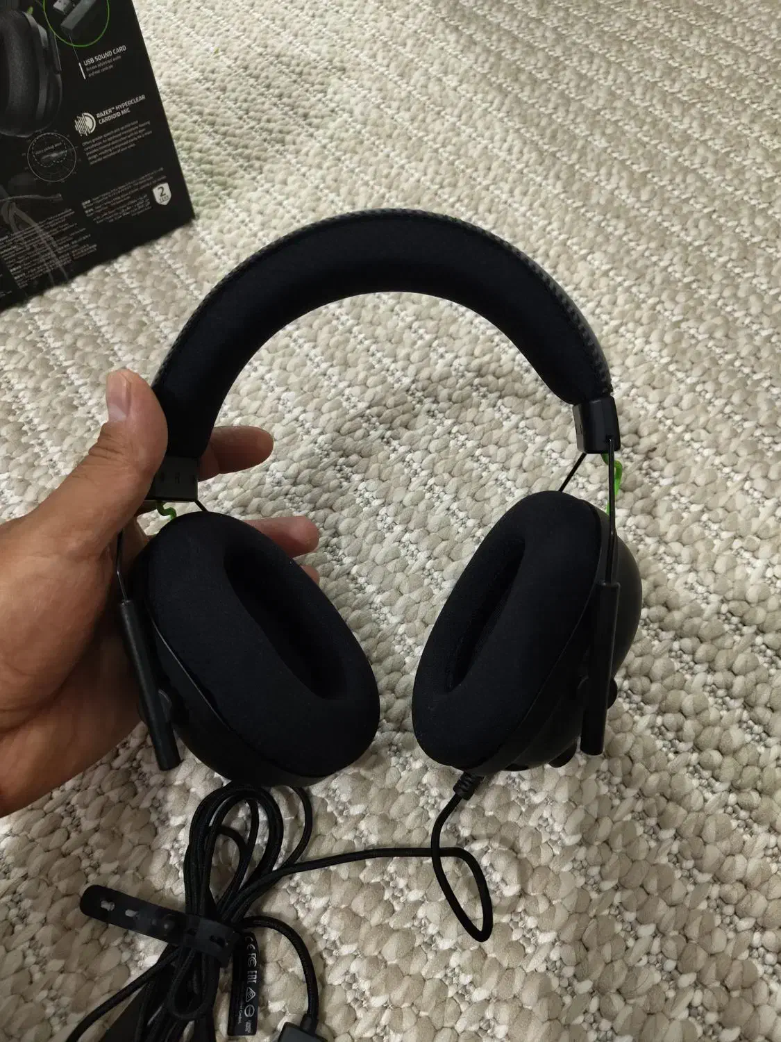 هدفون ریزر razer blackshark v2 usb|قطعات و لوازم جانبی رایانه|کرج, کمالشهر|دیوار