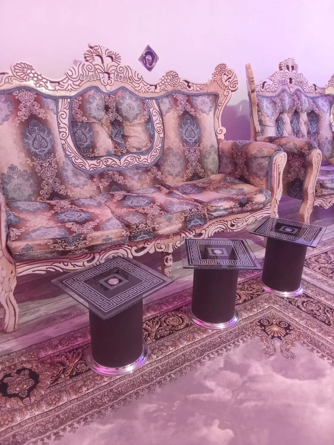 مبل سلطنتی|مبلمان خانگی و میز عسلی|شوط, |دیوار