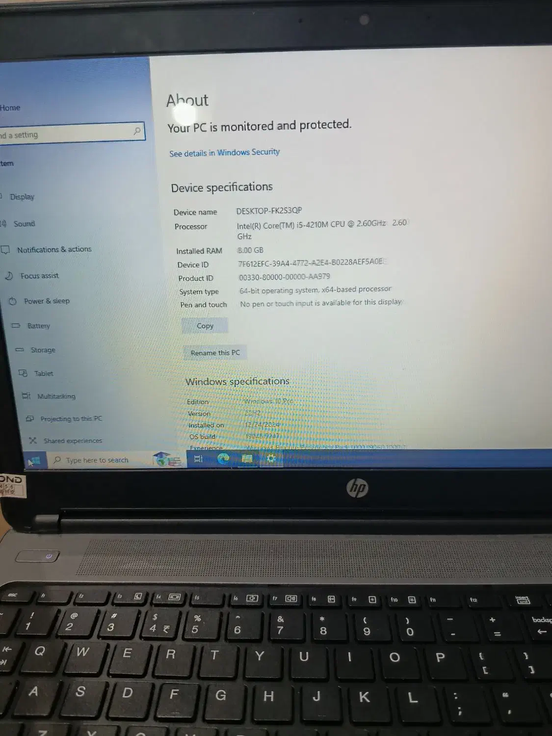 لپ‌تاپ hp ( i5 )|رایانه همراه|شهریار, اسکمان|دیوار
