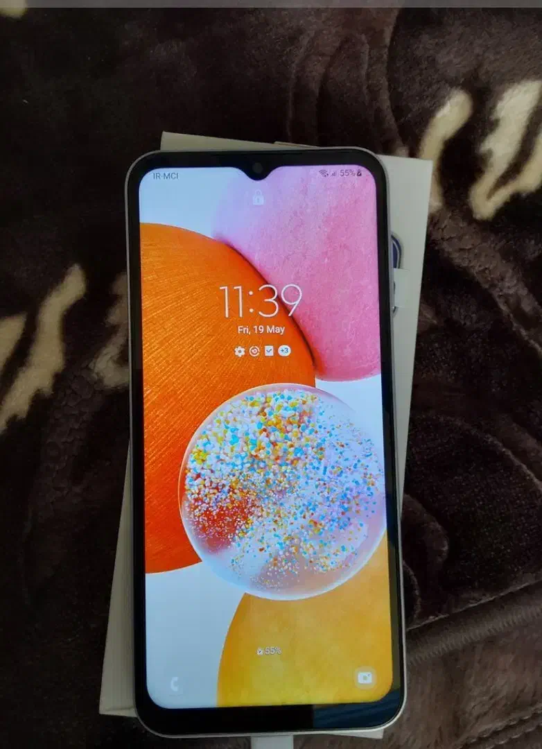 گوشی سامسونگ a14 حافظه۱۲۸ رم۶ با شارژر وکابل اصل|موبایل|نقده, |دیوار