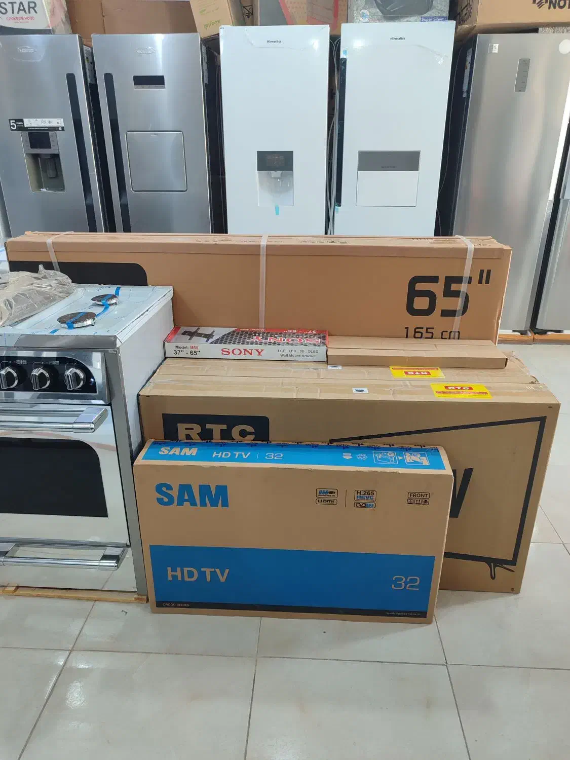 تلویزیون ال ای دی 65 جی پلاس اسمارت فورکی|تلویزیون و پروژکتور|خرم‌آباد, |دیوار