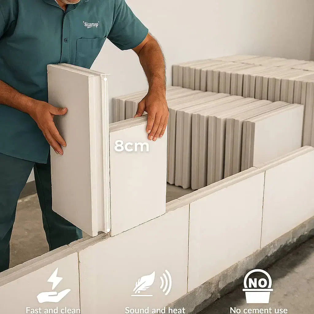 دیوار گچی پیشساخته توپر نصب فوری و قیمت کارخانه|خدمات پیشه و مهارت|کرج, گلشهر|دیوار