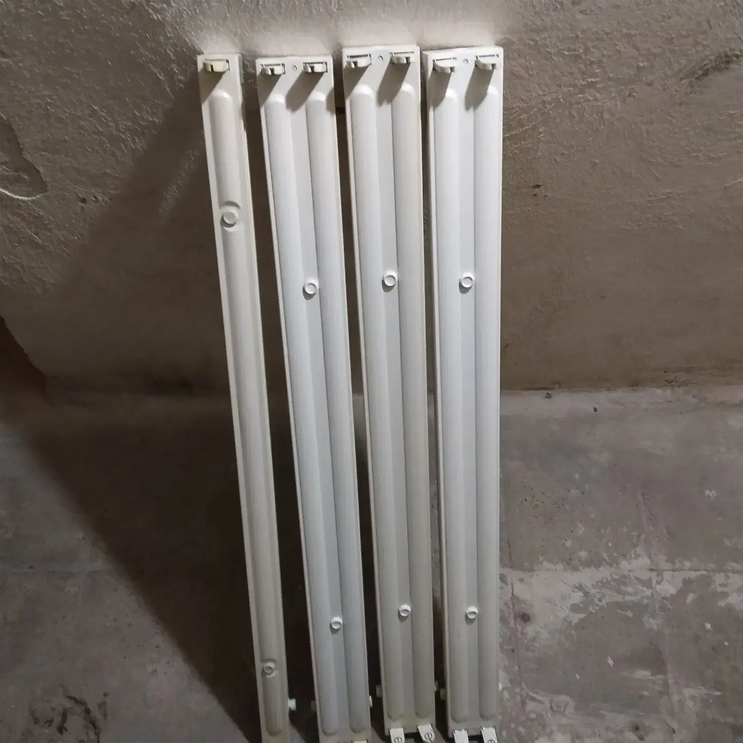 قاب مهتابی دوقلو مازی نور با لامپ|لامپ و چراغ|ملارد, |دیوار