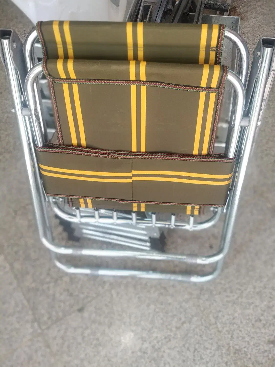 صندلی ساحلی تاشو  7 فنره پارچه برزنت|صندلی و نیمکت|قم, شهرک امام حسین|دیوار