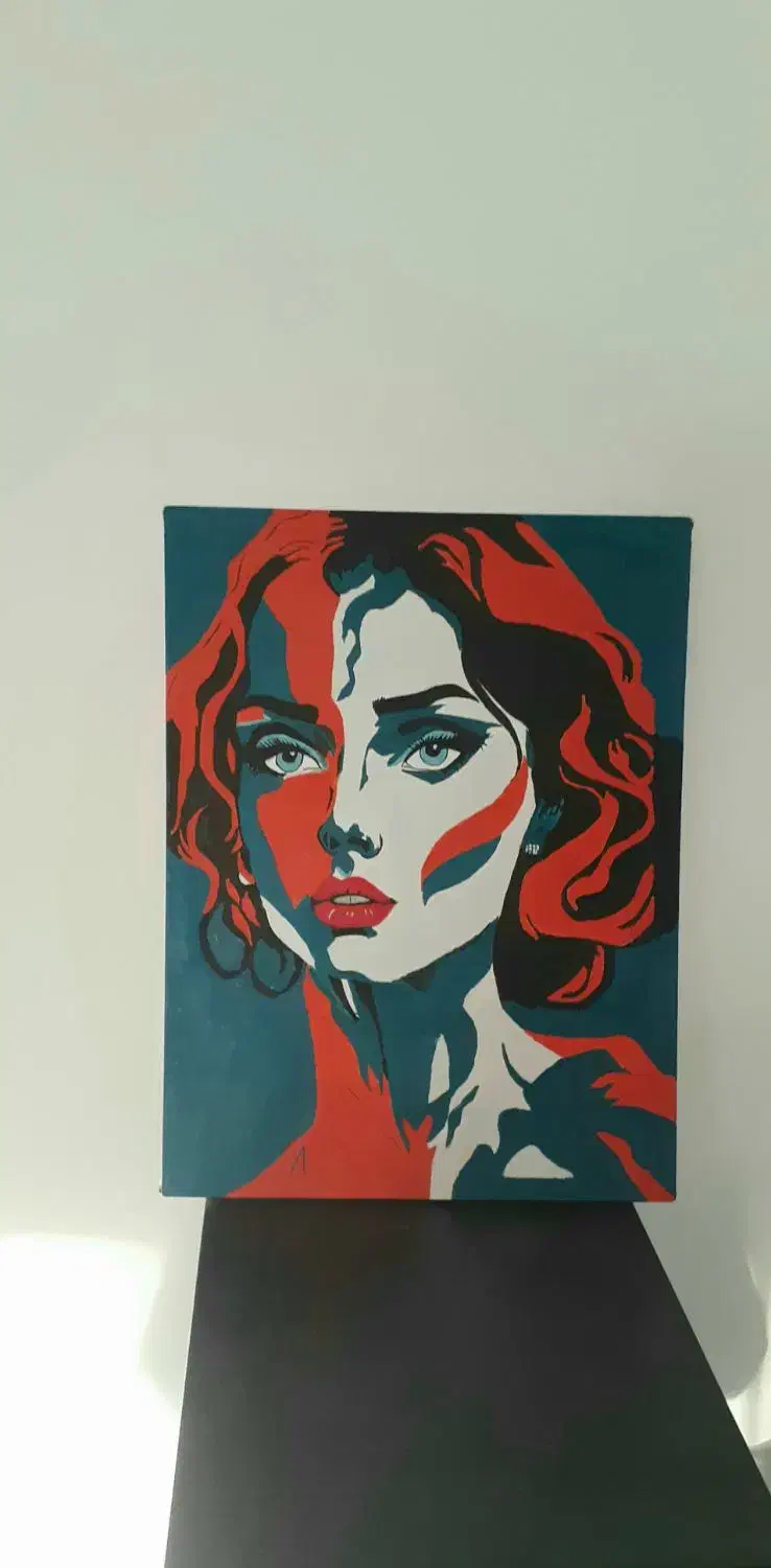 تابلو راز نگاه|تابلو، نقاشی، عکس|مشهد, آزادشهر|دیوار