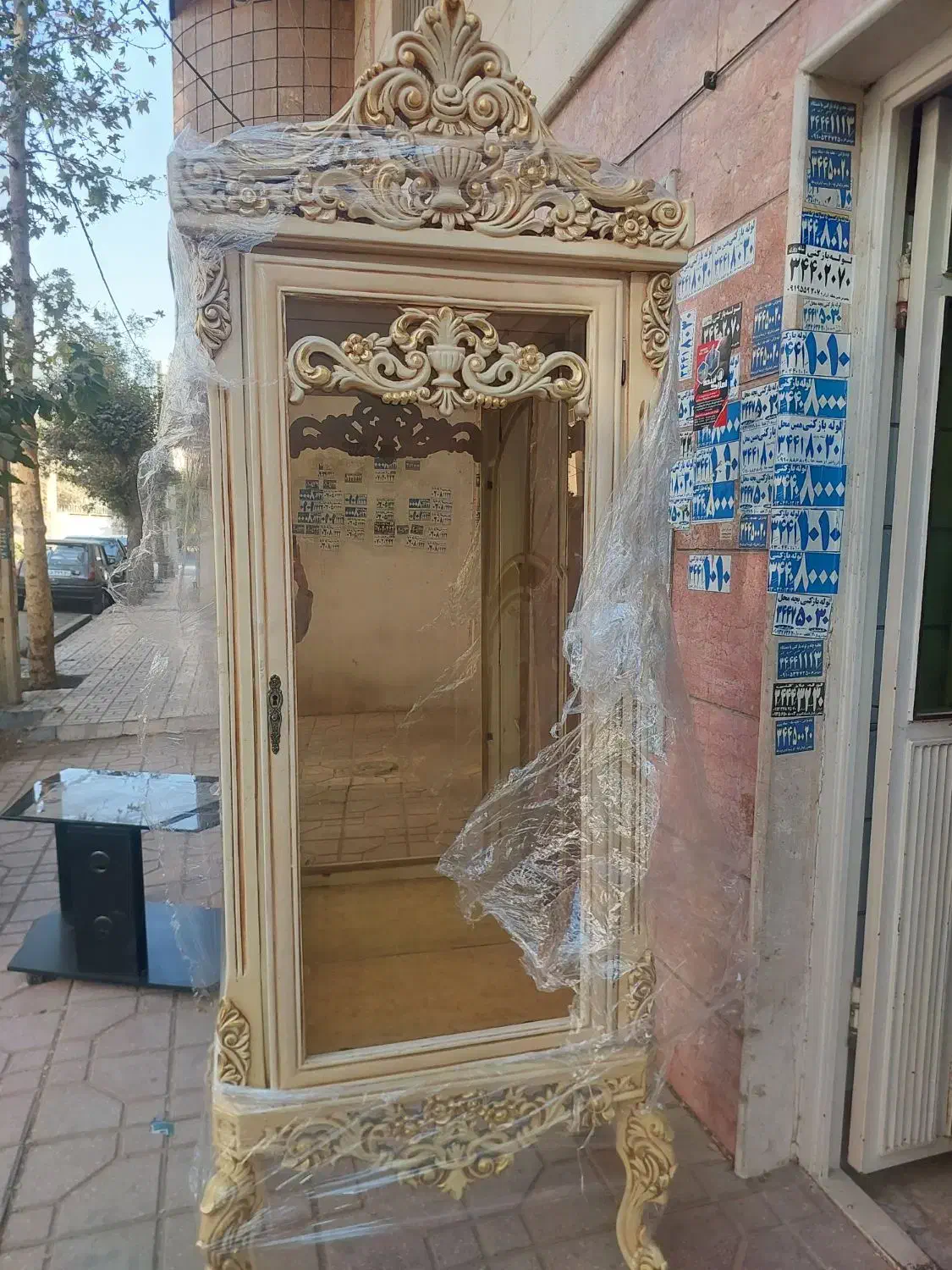 بوفه|بوفه، ویترین، کنسول|کرج, کوی کارمندان شمالی|دیوار