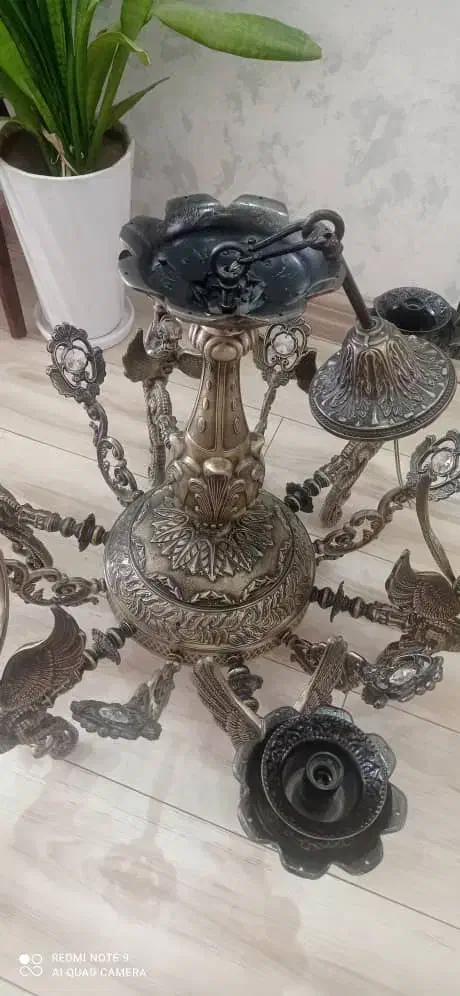 لوستر طرح برنز|لوستر و چراغ آویز|مرند, |دیوار