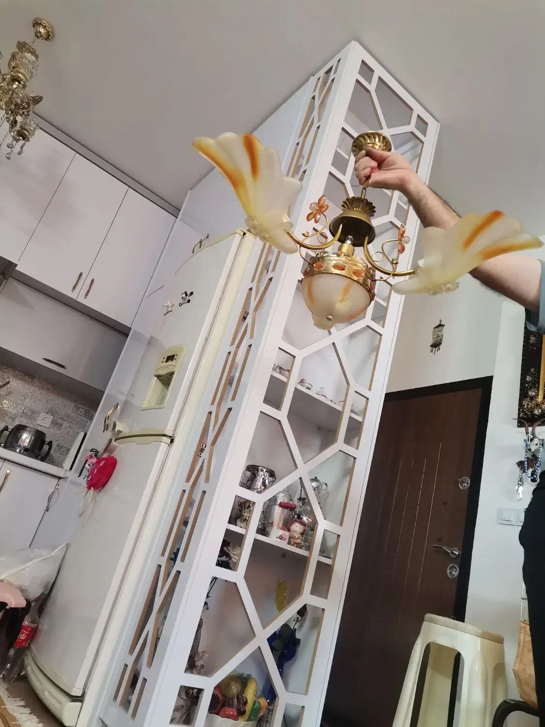 لوستر|لوستر و چراغ آویز|مشهد, مشکینی (شهرک غرب)|دیوار