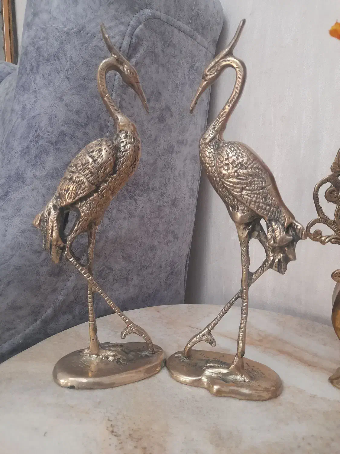 قو و گلدان برنز|مجسمه، تندیس، ماکت|اندیشه, شهرک کوثر|دیوار