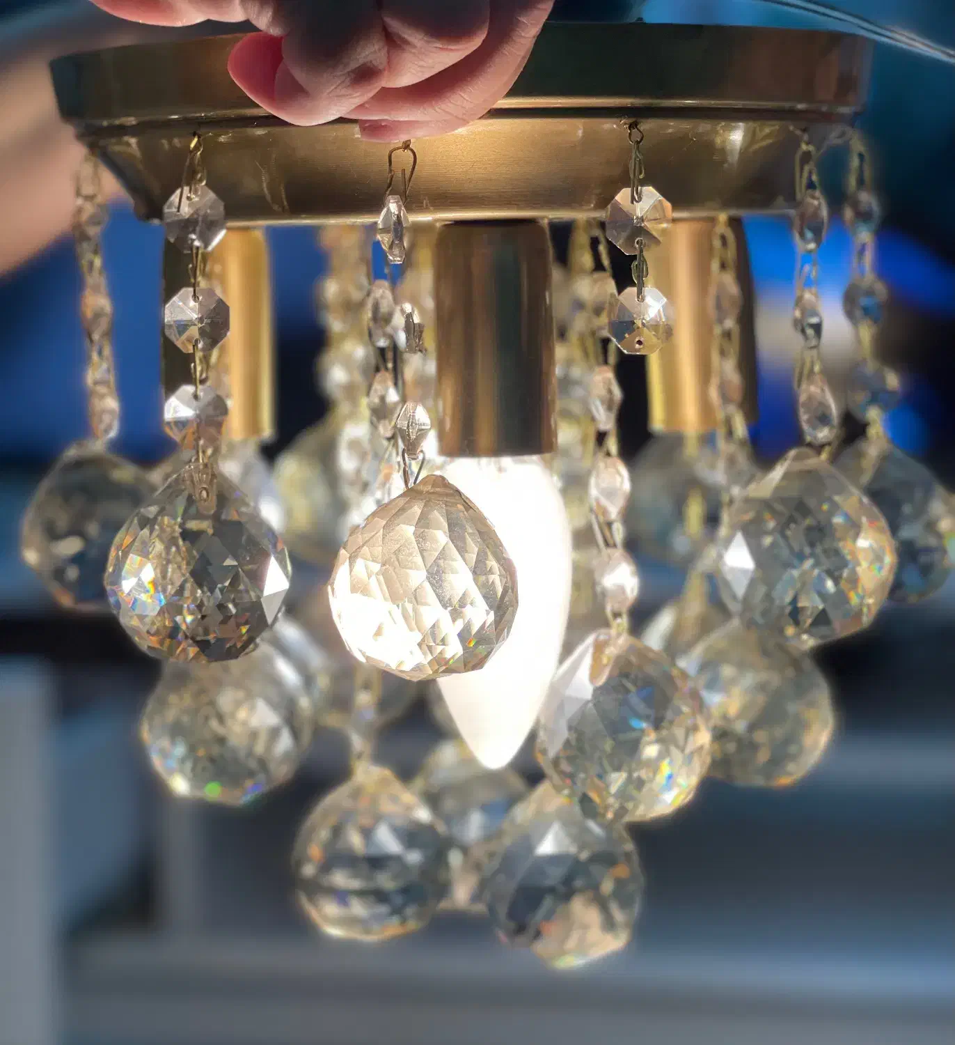 لوستر در حد نو|لوستر و چراغ آویز|زنجان, |دیوار