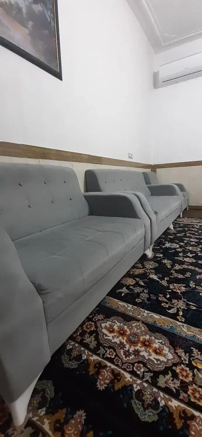 مبل راحتی 6 نفره پارچه‌ای درجه یک|مبلمان خانگی و میز عسلی|کرمانشاه, |دیوار