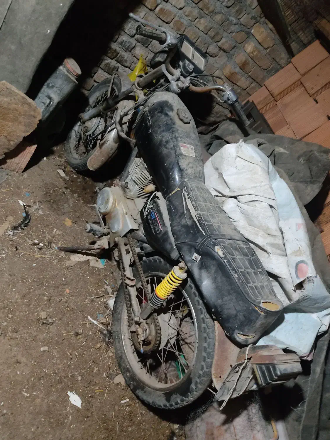 موتور125 مزایده ای|موتورسیکلت|بندر ترکمن, |دیوار