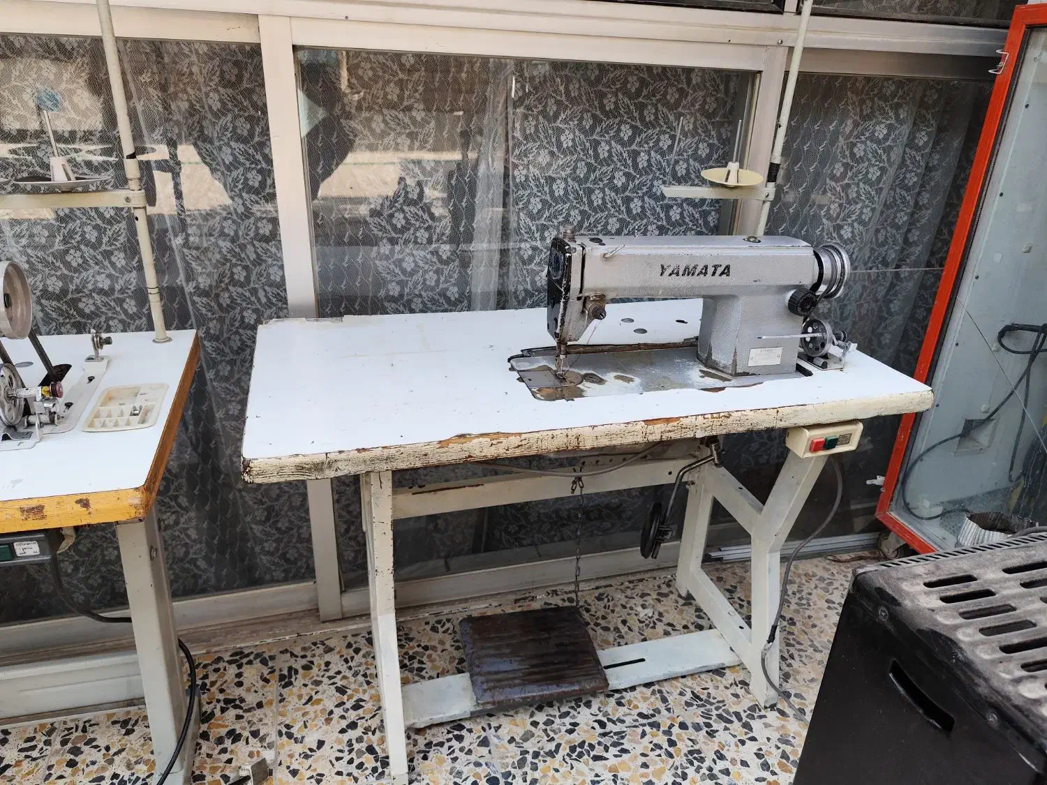 چرخ خیاطی صنعتی راسته دوز مارک یاماتا ژاپنی|چرخ خیاطی و ریسندگی|خمینیشهر, |دیوار