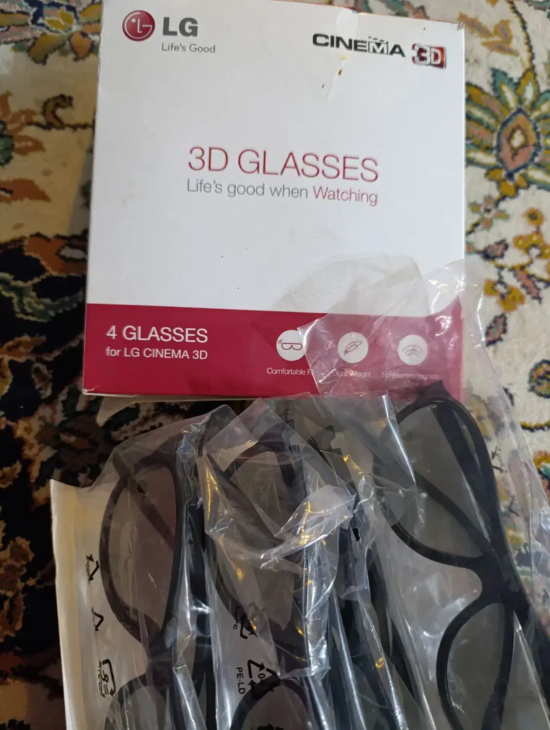 عینک 3D سه بعدی تلویزیون|صوتی و تصویری|لاهیجان, انقلاب|دیوار