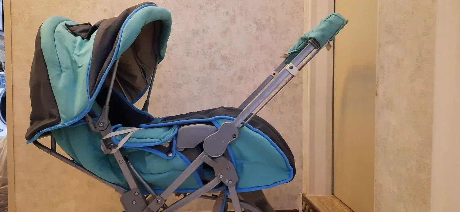 کالسکه و کریر به همراه محافظ جلوی کالسکه|کالسکه و لوازم جانبی|لاهیجان, مهرگان|دیوار