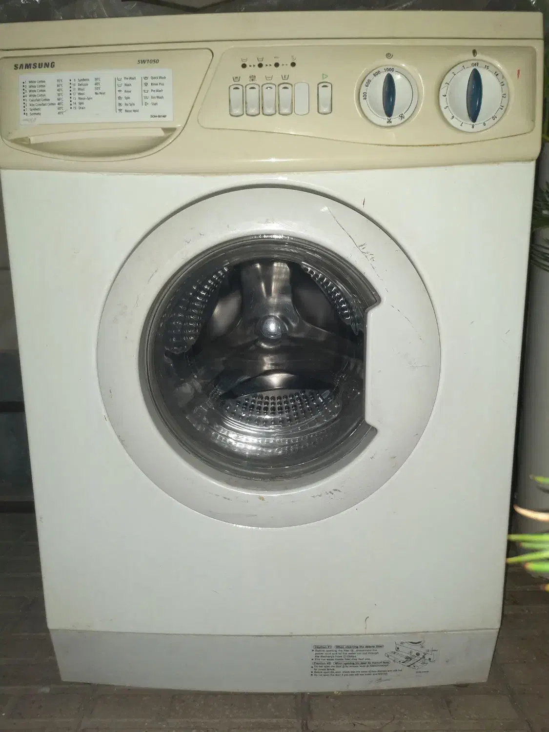 لباسشویی سامسونگ SW 1050|ماشین لباسشویی و خشک‌کن لباس|ری, جوانمرد قصاب|دیوار