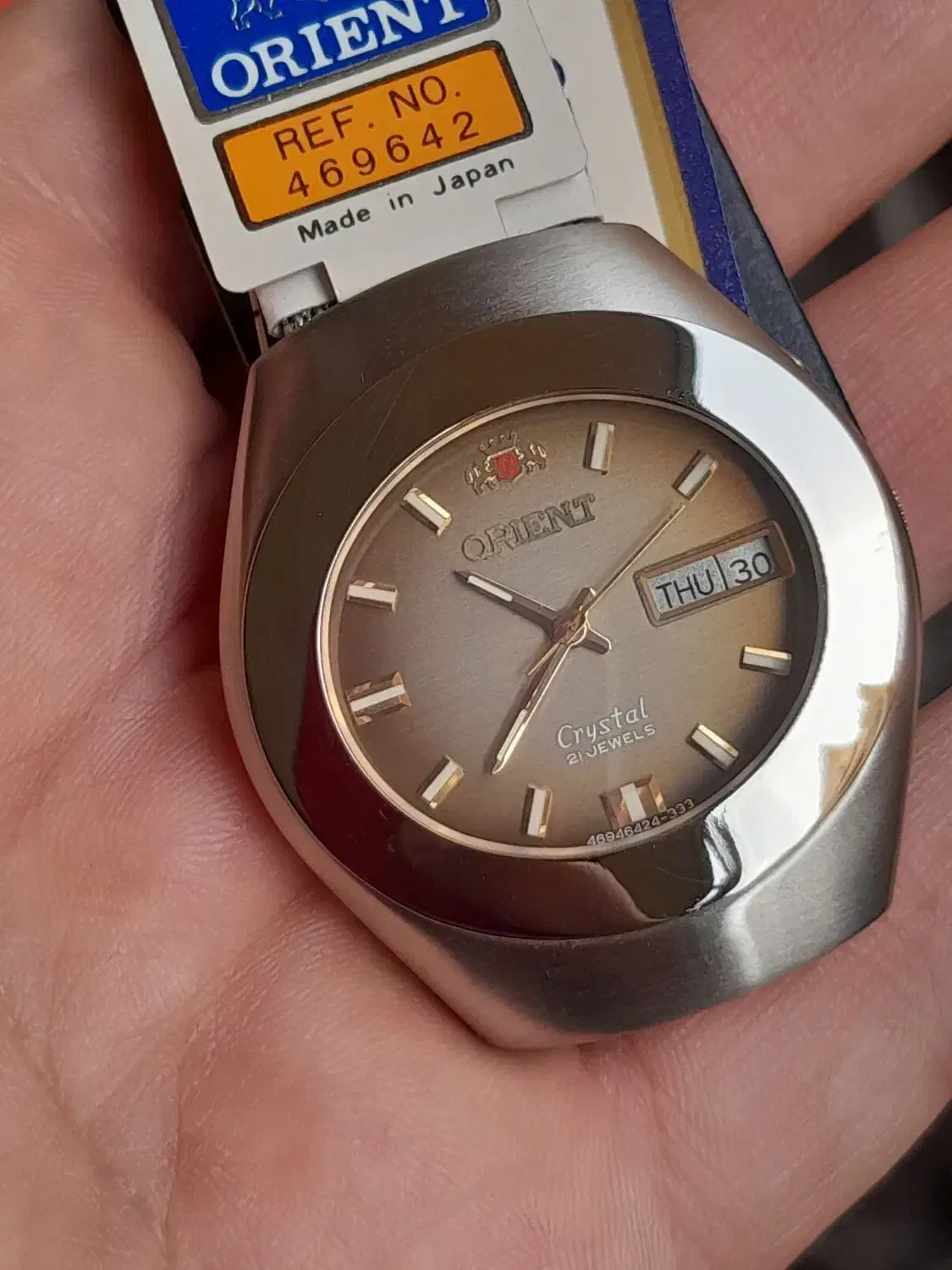 اورینت آپولو عتیقه اتوماتیک ۲۱ جواهر آکبند واقعی|کلکسیون اشیاء عتیقه|تهران, فرمانیه|دیوار