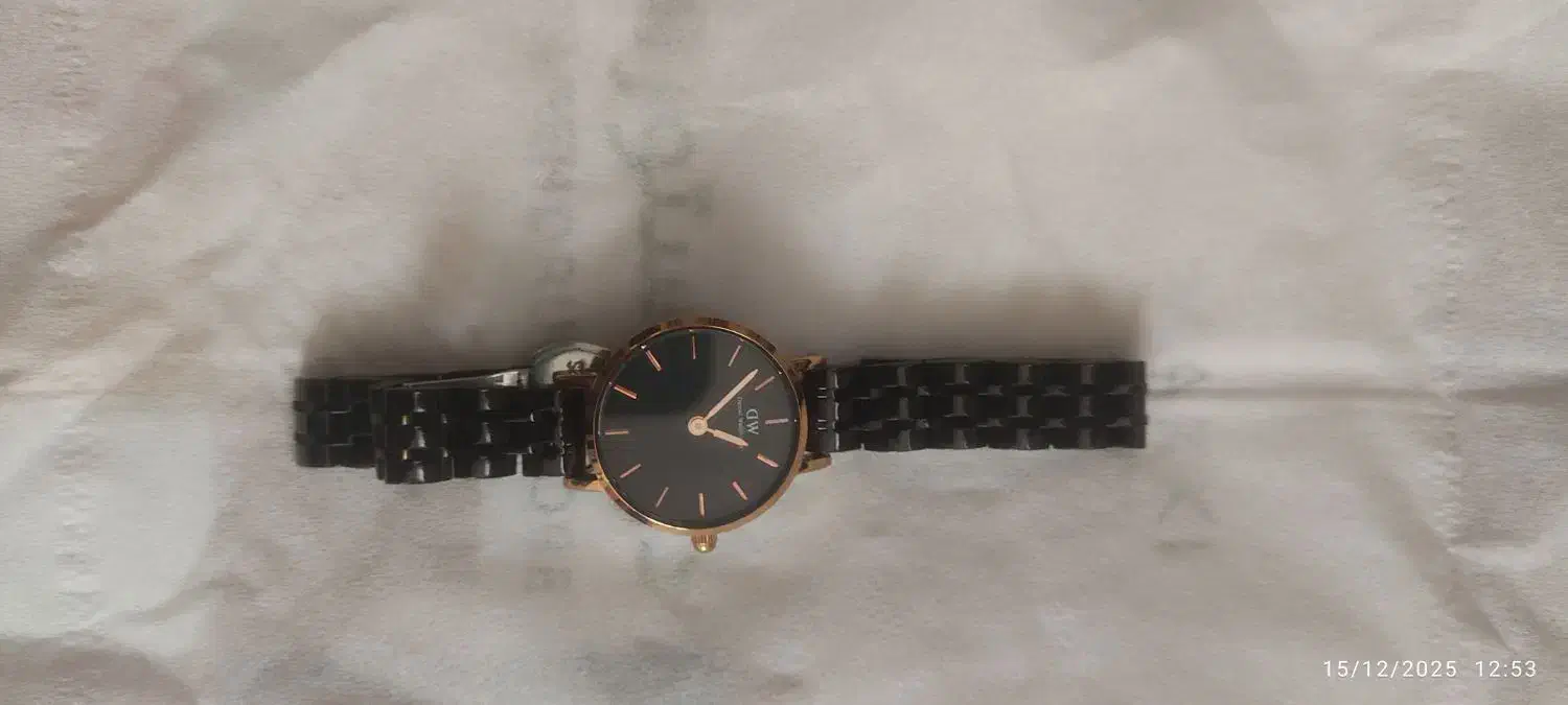 ساعت مچی زنانه DWدنیل ولینگتون مشکی رزگلد|ساعت|تهران, دبستان|دیوار