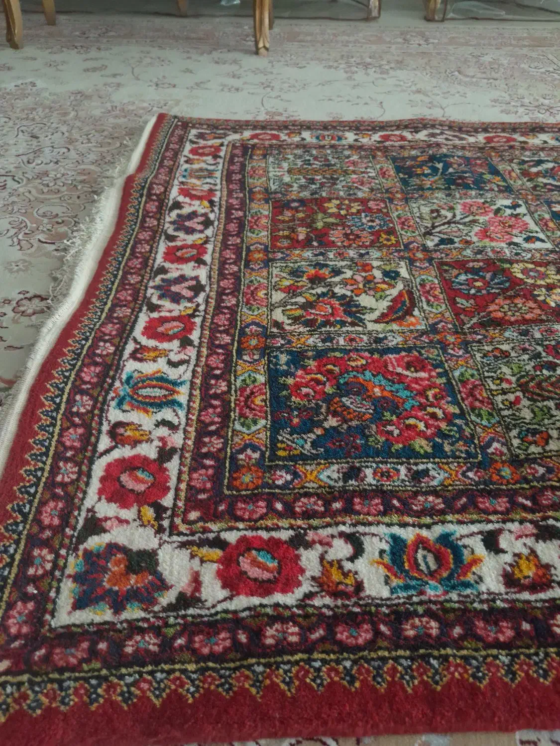 فرش دستباف چالشتری|فرش|اصفهان, الهیه|دیوار