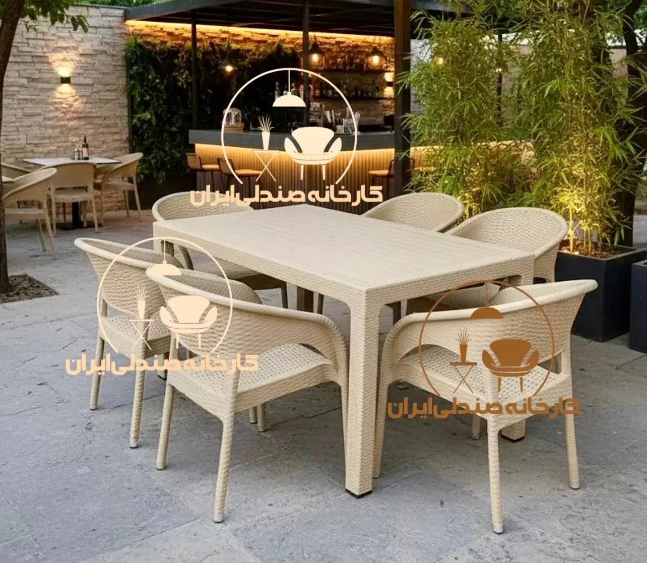 میز و صندلی پلاستیکی طرح سام نهارخوری غذاخوری|میز و صندلی غذاخوری|تهران, میدان ولیعصر|دیوار