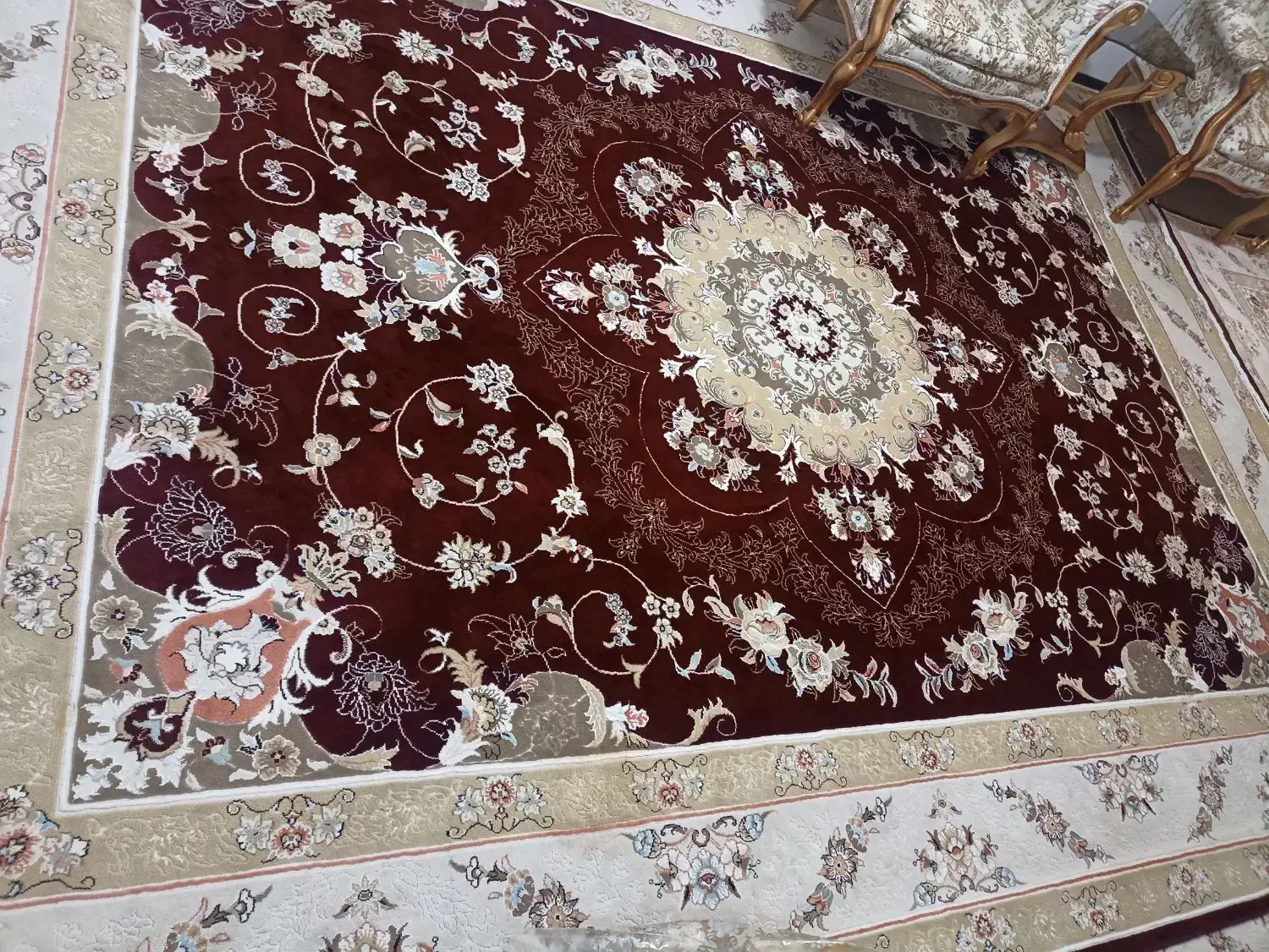 فرش سه عدد ۶ متری و یک عدد قالی همهان ۱۲ متری|فرش|اردبیل, |دیوار