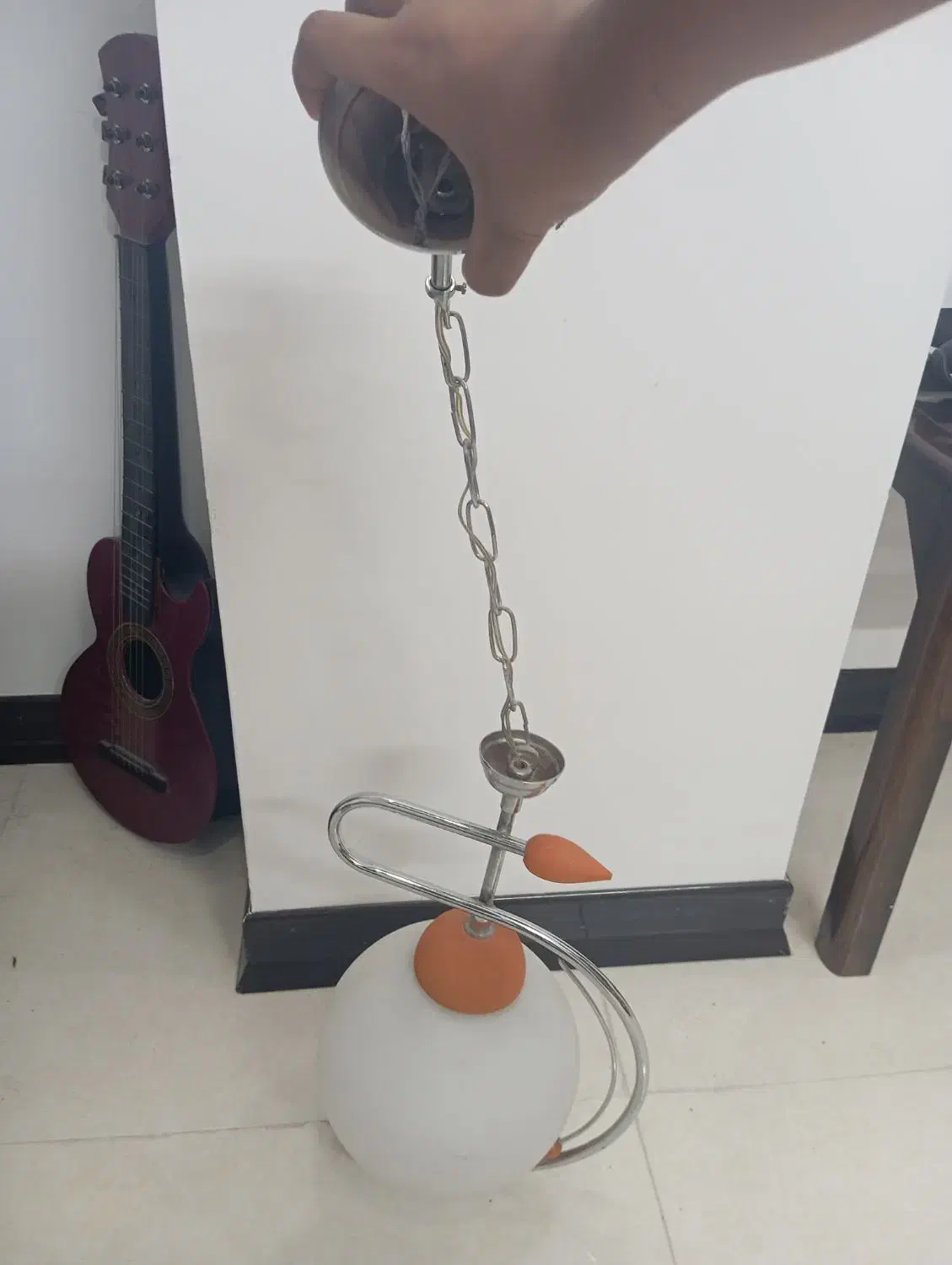 لوستر تمیز و نو به علت جا به جایی|لوستر و چراغ آویز|قم, پردیسان|دیوار