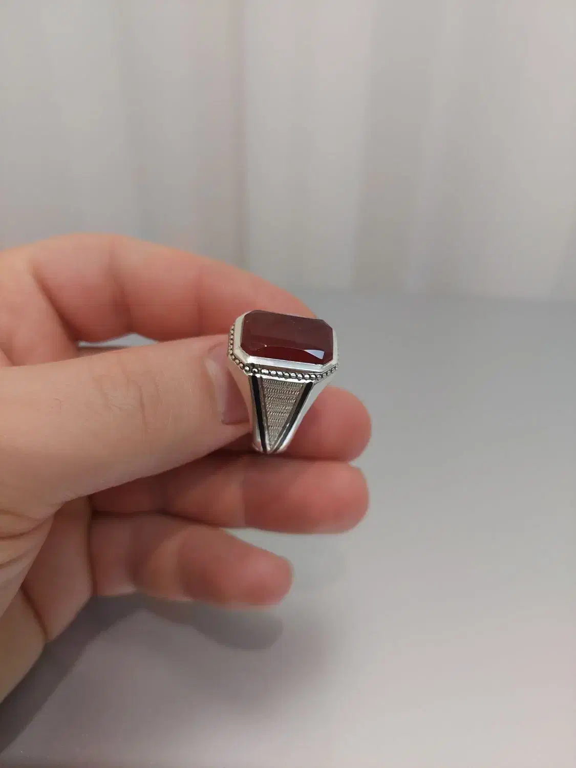 انگشتر عقیق سفارشی نو|جواهرات|مشهد, هفت تیر (آب و برق)|دیوار