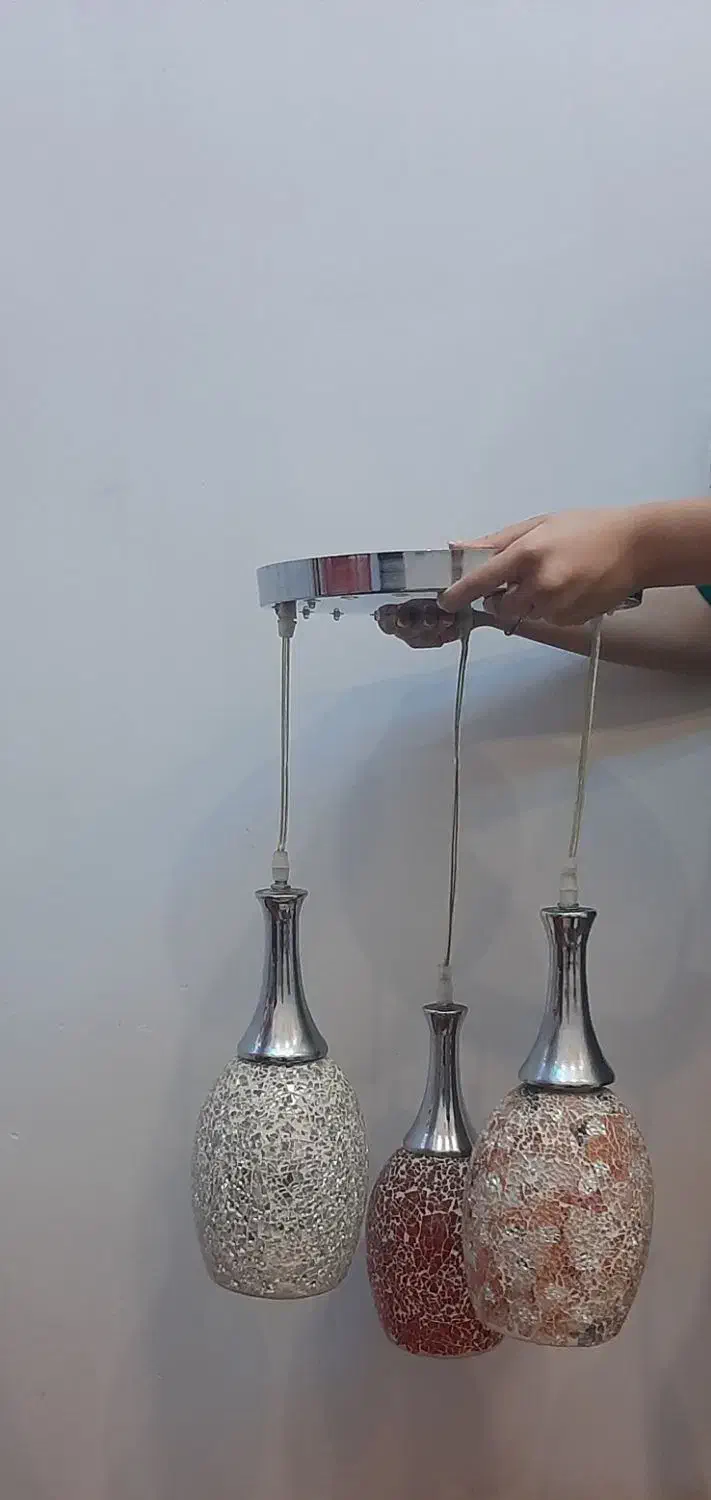 لوستر سه تایی|لوستر و چراغ آویز|اسلامشهر, شهرک واوان|دیوار