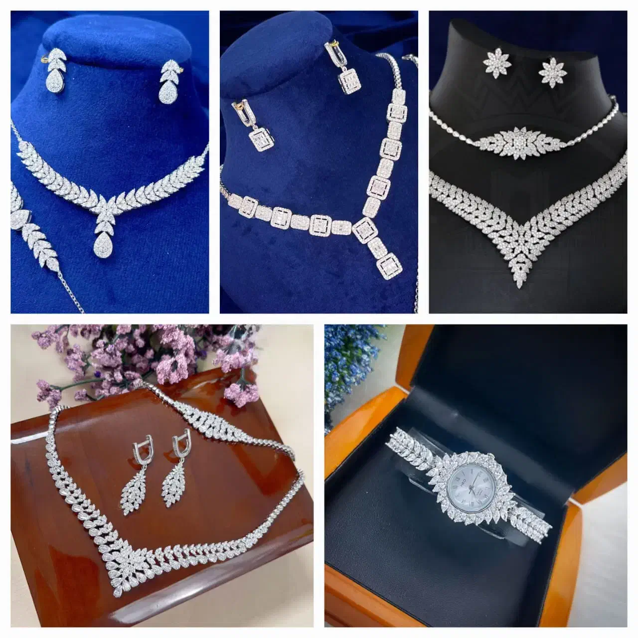 انگشتر ست و نیم ست نقره اصل ۹۲۵/ نقره حمیدی|بدلیجات|تبریز, |دیوار