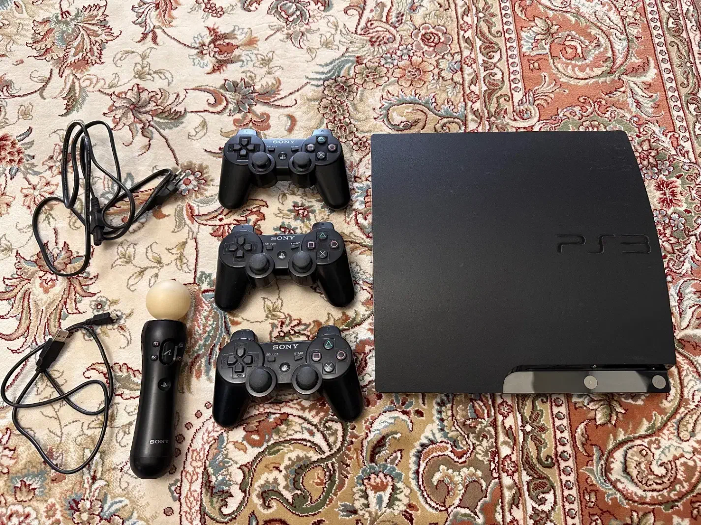 Ps3 slim پی اس ۳ اسلیم با ۳ دسته و یک بازی|کنسول، بازی ویدئویی و آنلاین|تهران, شهرک آتی شهر|دیوار