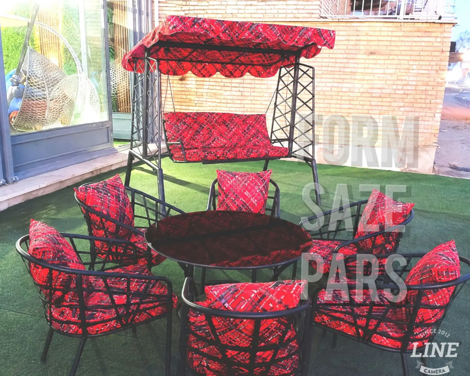 میزو صندلی دالاس باغی ویلایی/میز صفحه شیشه ای|میز و صندلی غذاخوری|تهران, تهرانسر غربی|دیوار