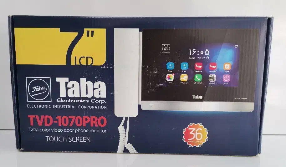 درب باز کن تصویری تابا مدل TVD-1070|صوتی و تصویری|رشت, یخسازی|دیوار