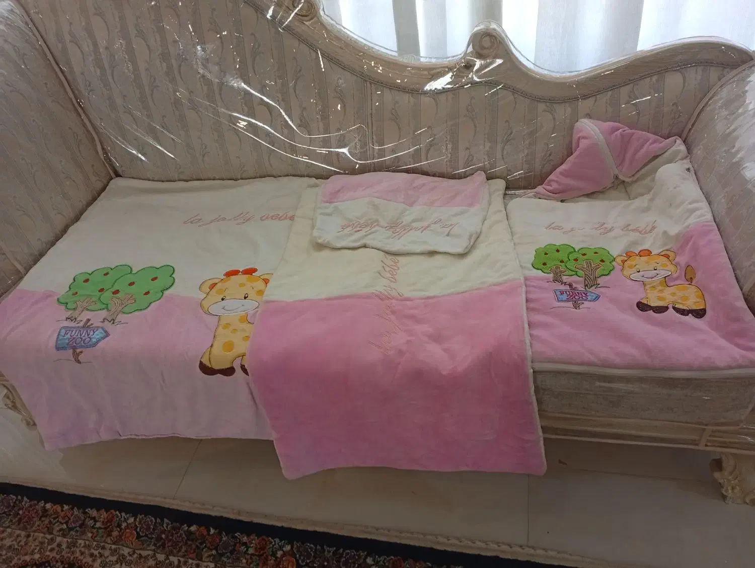 سرویس رختخواب نوزاد 200 با دو عدد ساک 100|اسباب و اثاث بچه|شهریار, کهنز|دیوار