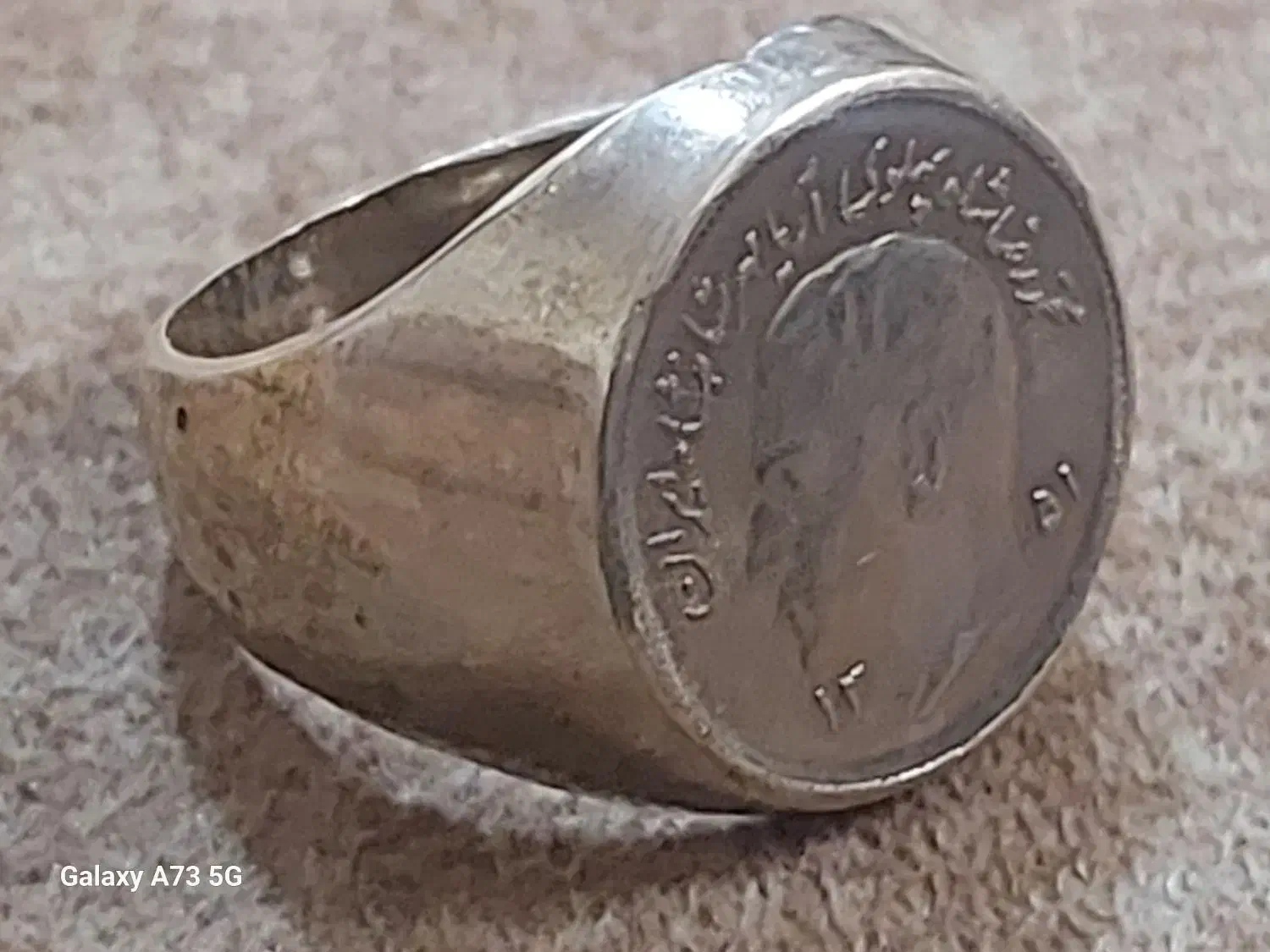 انگشتر نقره پهلوی|زیورآلات و اکسسوری|چهاردانگه (تهران), |دیوار