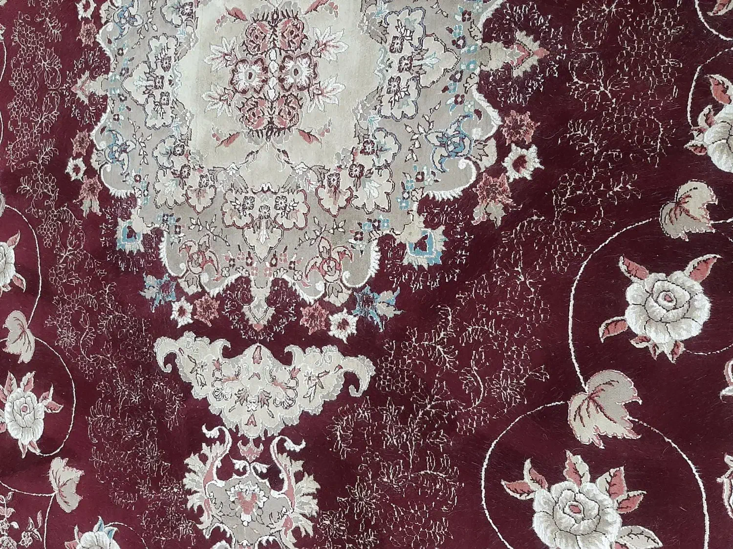 فرش ۳در ۴ در حد نو|فرش|کرمان, |دیوار