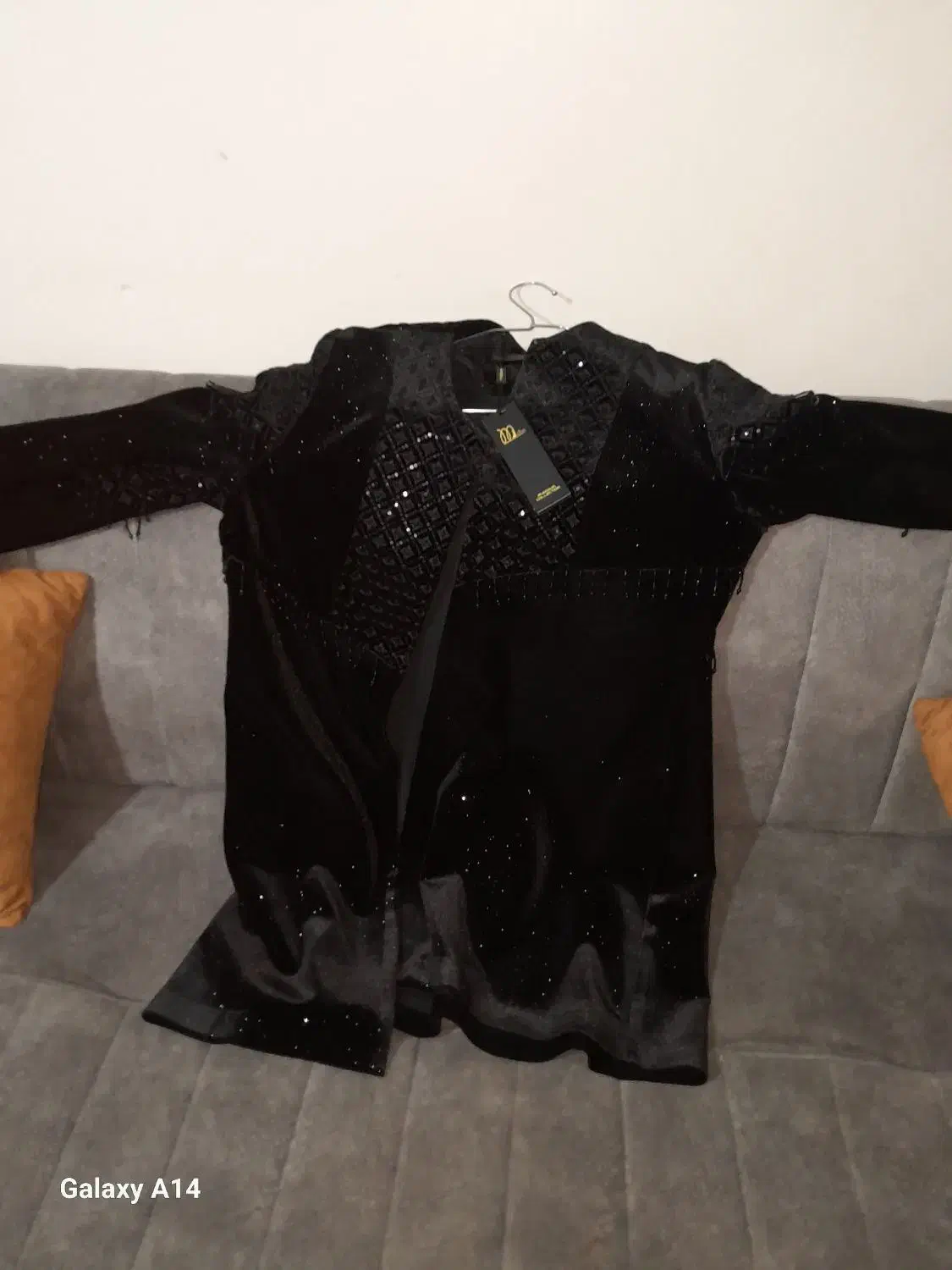 مانتو مجلسی مخمل نو نو پوشیده نشده اندازه نیست|لباس|خوی, |دیوار