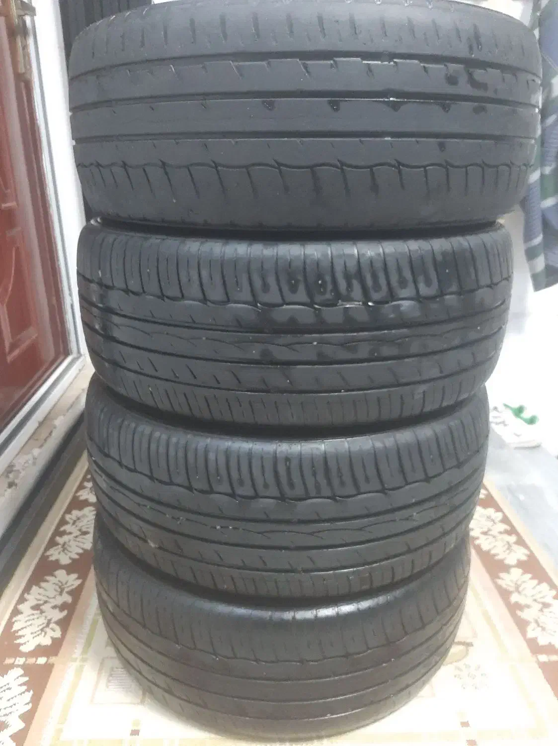 ۴ حلقه لاستیک دسته دوم|قطعات یدکی و لوازم جانبی|لنگرود, |دیوار