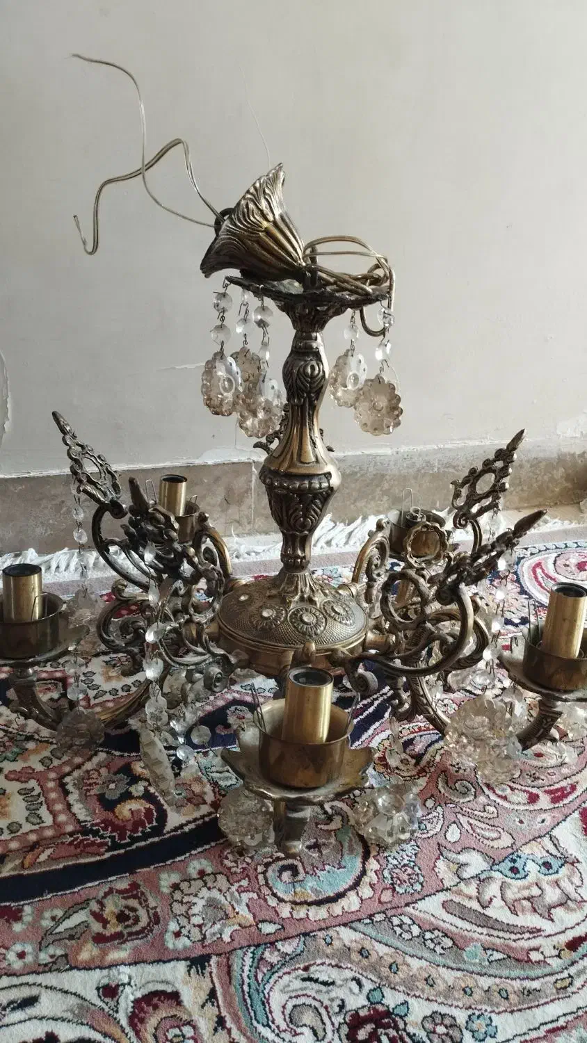 لوستر برنز|لوستر و چراغ آویز|وحیدیه, |دیوار