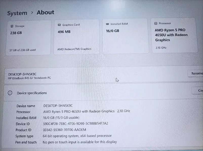 لپتاپ اچ پی نسل ۱۱|رایانه همراه|اهواز, دغاغله|دیوار