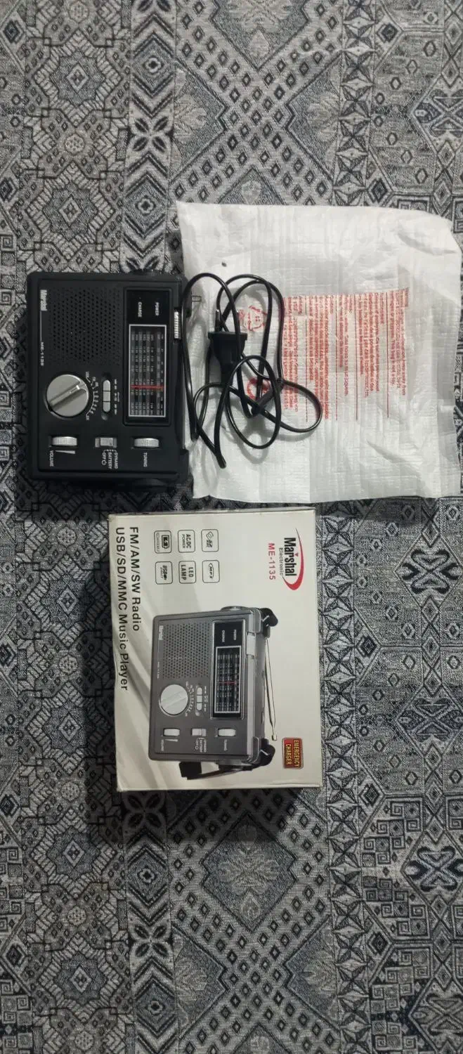 رادیو ۳موج مارشال آکبند مدل ME-1135|سیستم صوتی خانگی|کرمانشاه, |دیوار