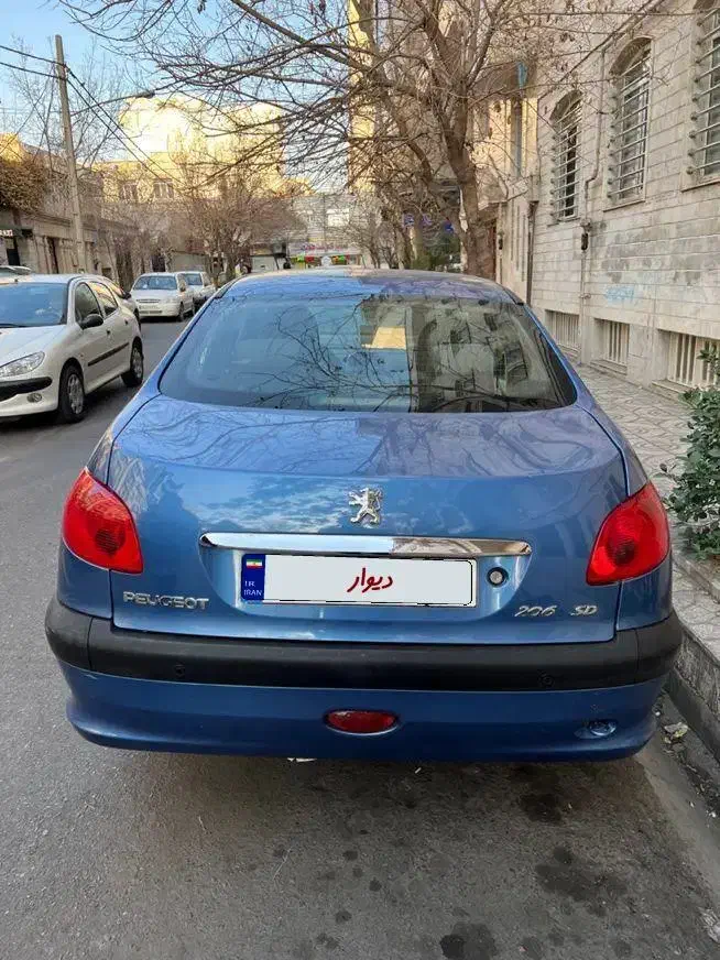 206 sd 95|خودرو سواری و وانت|تهران, نیروی هوایی (پیروزی)|دیوار