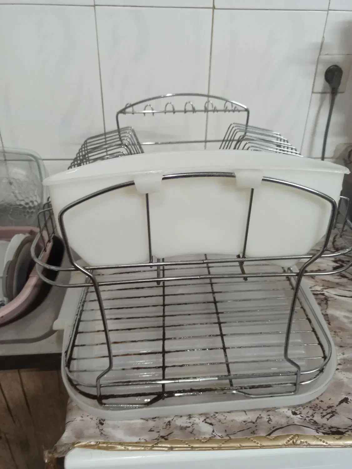 آب چکان رو ظرف شویی قیمت 300|آب‌چکان و نظم‌دهنده ظروف|تهران, سجاد|دیوار