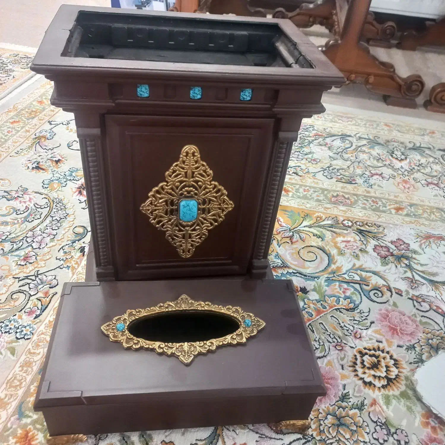 سطل آشغال  با دستمال کاغذی|صنایع دستی و سایر لوازم تزئینی|گلستان (تهران), |دیوار