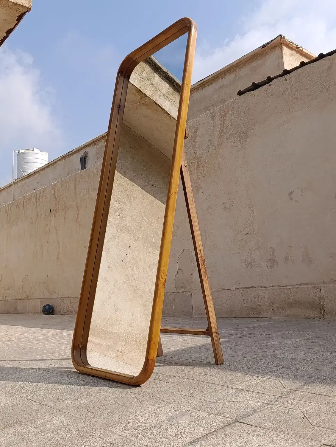 آینه قدی چوبی (مدل مستطیل)تولیدبندرعباس|آینه|بندرعباس, |دیوار