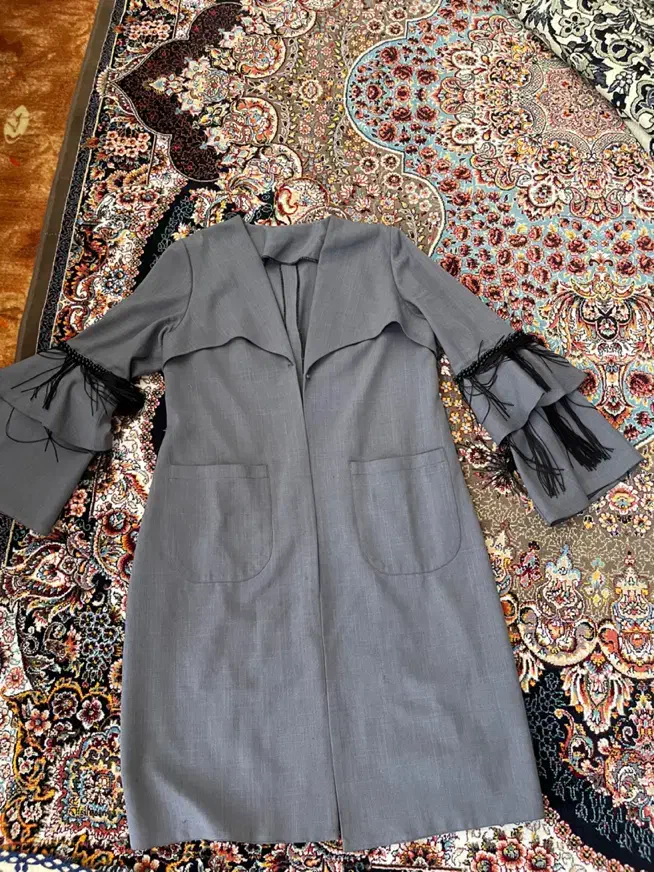 مانتو مجلسی طوسی سایز۴۲تا۴۴|لباس|ارومیه, |دیوار