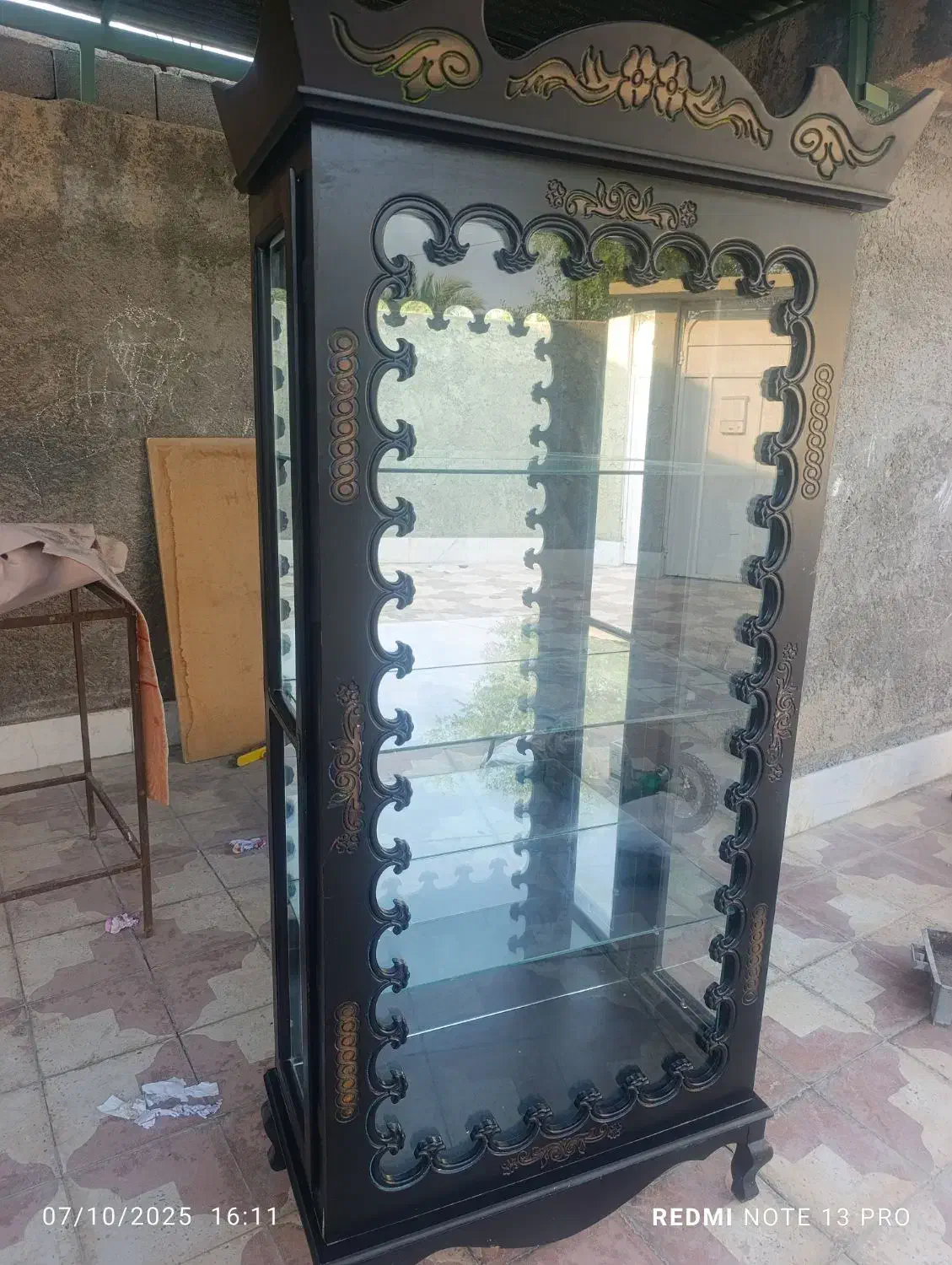 ویترین تزیین ظروف|بوفه، ویترین، کنسول|لامرد, |دیوار