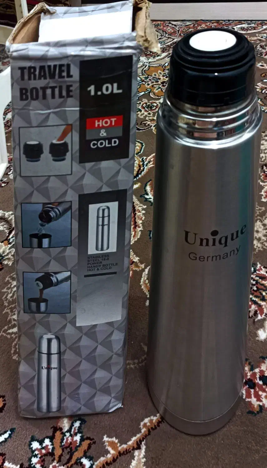 فلاکس 1/5لیتری یونیک اصلی|سماور، چای‌ساز، قهوه‌ساز|همدان, |دیوار