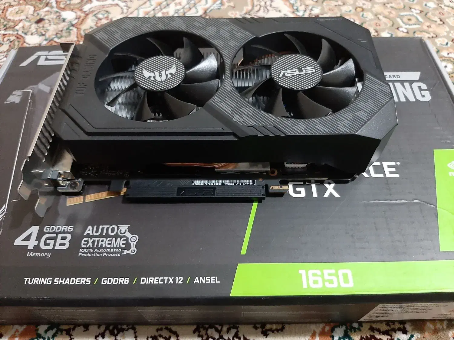 گرافیگ گیمینگ tuf 1650|قطعات و لوازم جانبی رایانه|اراک, |دیوار