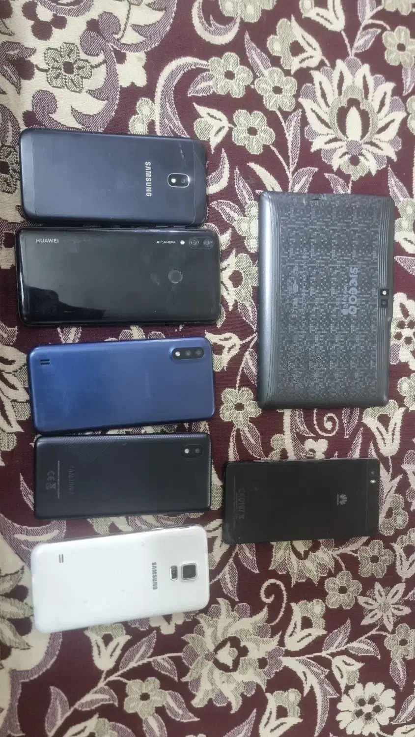 گوشی a01 و j3 pro و تبلت و y7 prime و p8 lite و s5|موبایل|تهران, کیانشهر|دیوار