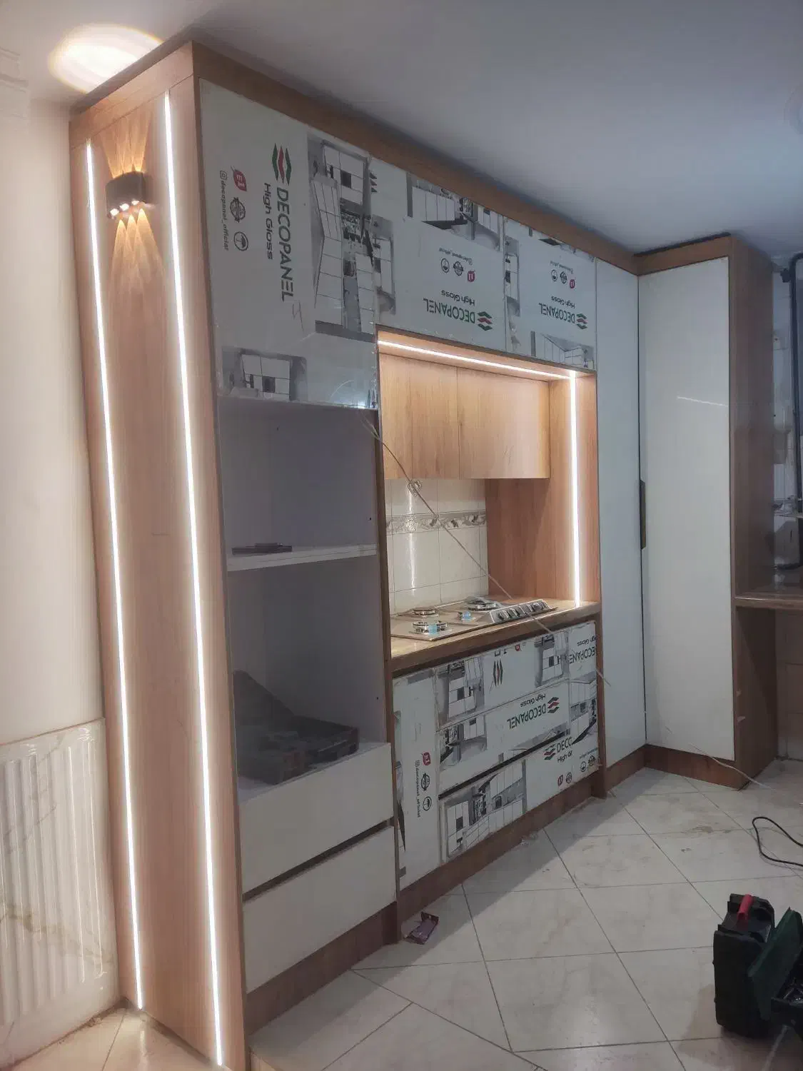 جاکفشی میز تلویزیون کنسول|جاکفشی، کمد، دراور|شیروان (خراسان), |دیوار